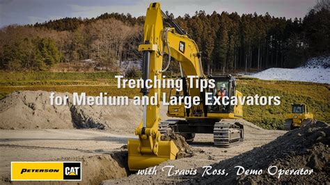 mini excavator trenching tips|cat excavator trenching tips.